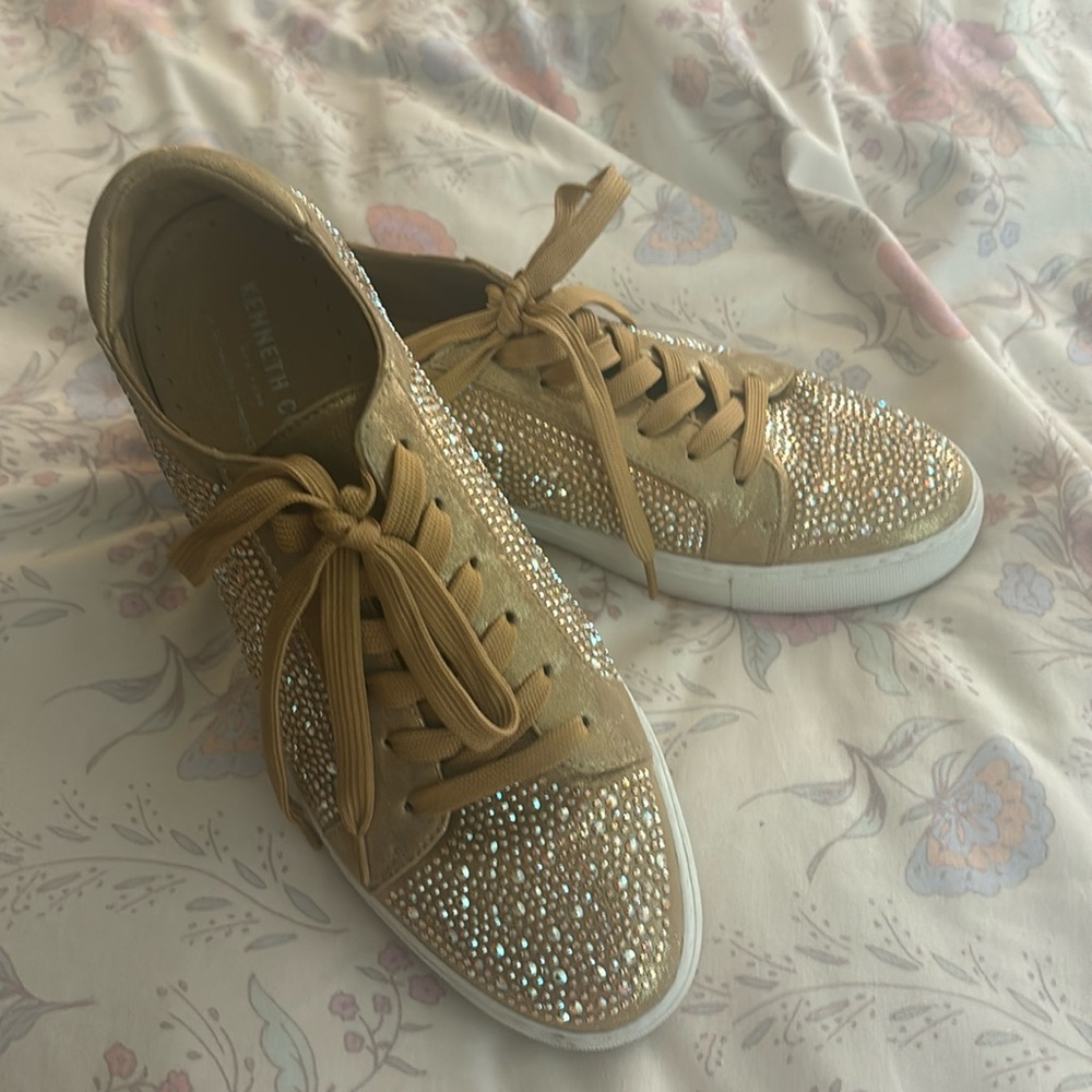 Golden Kenneth Cole Sneakers